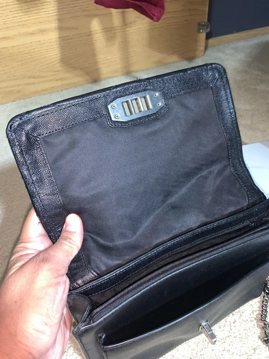 Rebecca Minkoff Black Quilted Crossbody with Silver Hardware - Picture 11 of 13